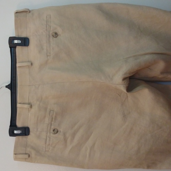 Pronto Uomo Platinum Tan Linen Summer/Beach Pants  36 - 30 - Picture 12 of 13
